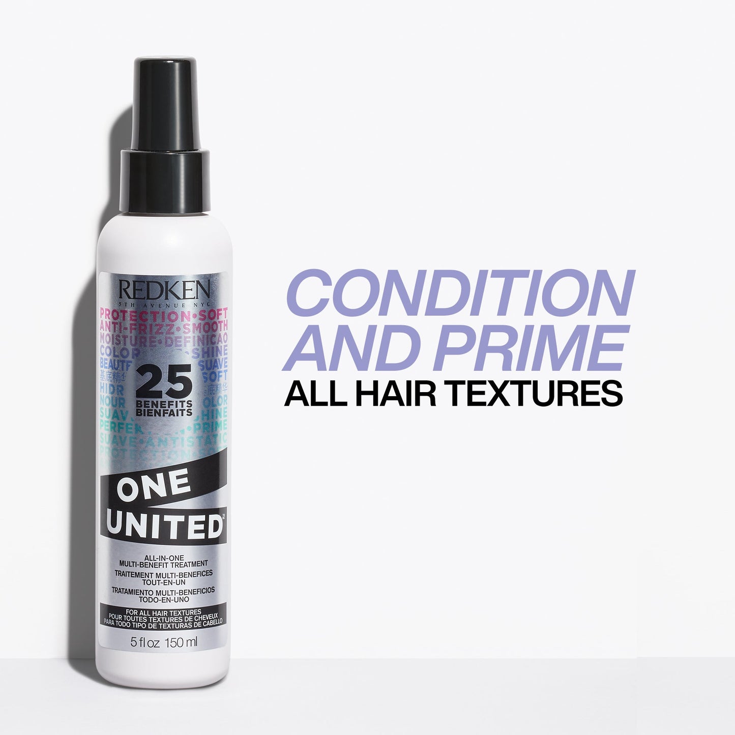 Multi benefit styling spray for all hair textures