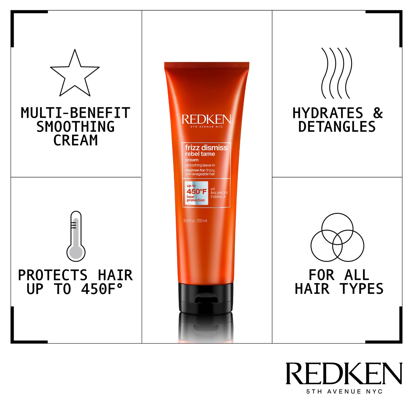 Redken Frizz Dismiss Rebel Tame Cream 250ml