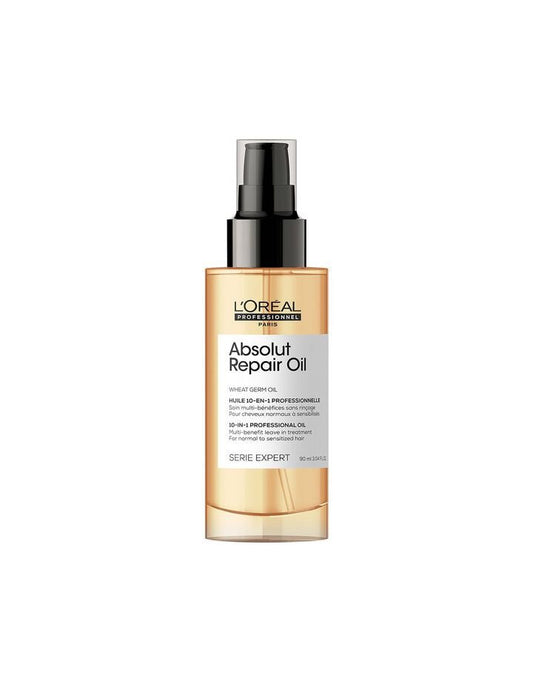 L'Oreal Absolut Repair Oil bottle on a white background