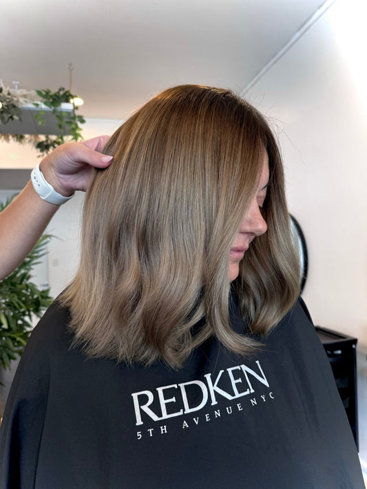 Root retouch and toner by Stylist Bella - Ferdinando Hair