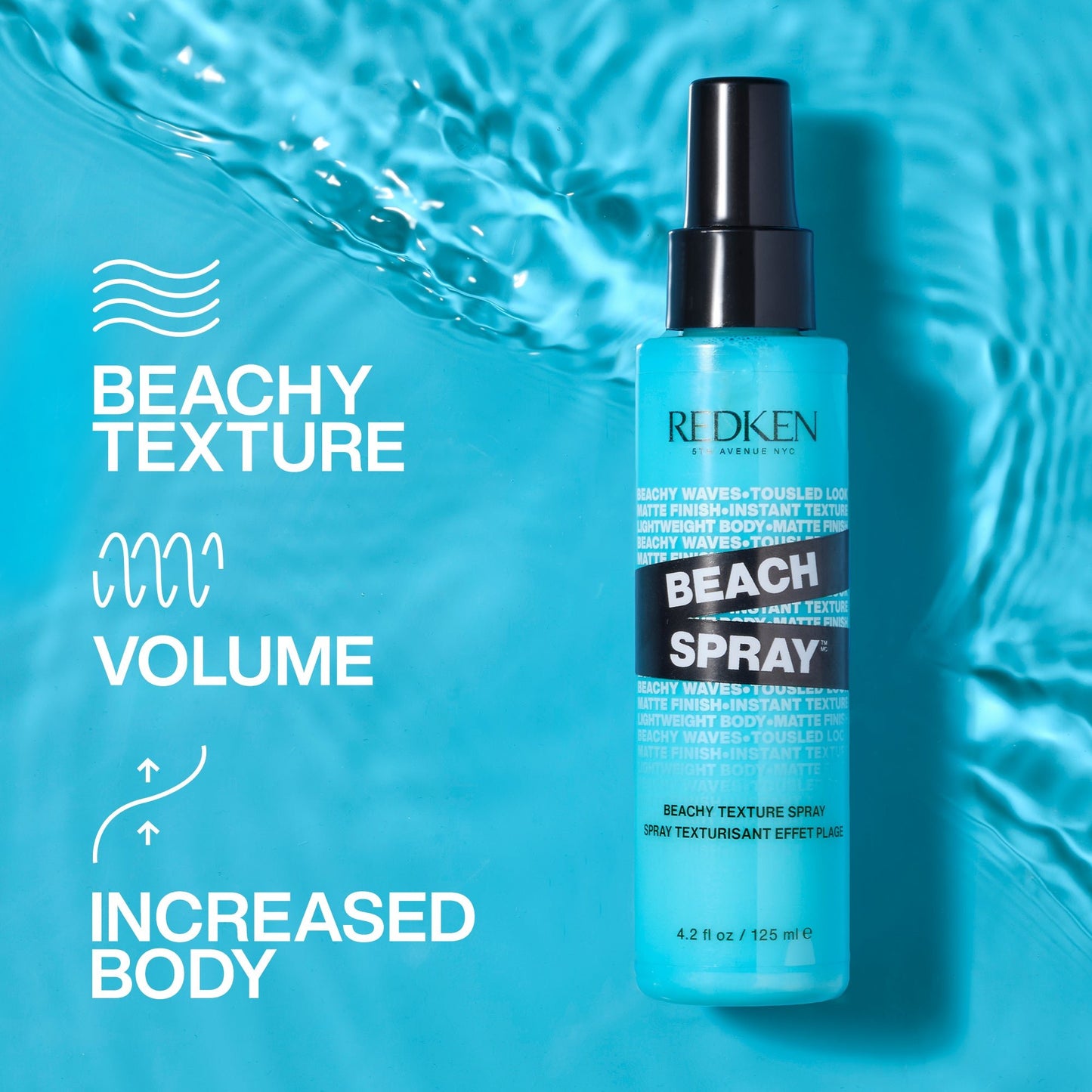 Redken Beach Sea Salt Free Texturing Spray 125ml